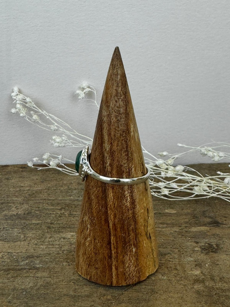 Bague Argent 925 - Malachite [3430]