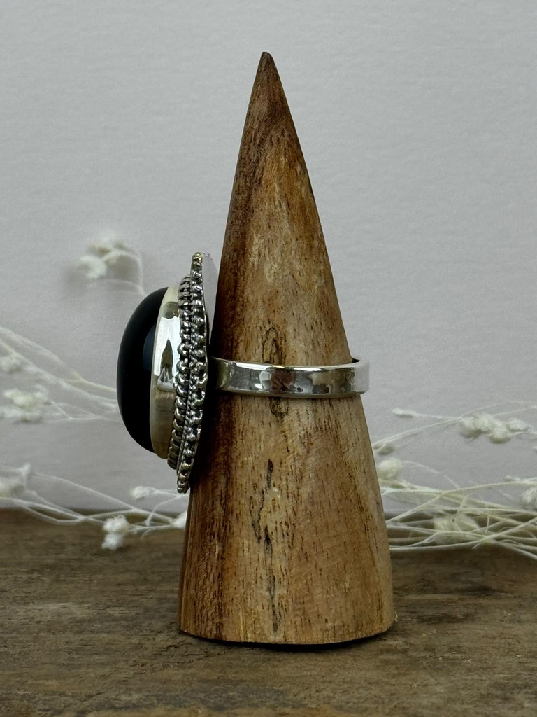 Bague Argent 925 - Onyx [3441]