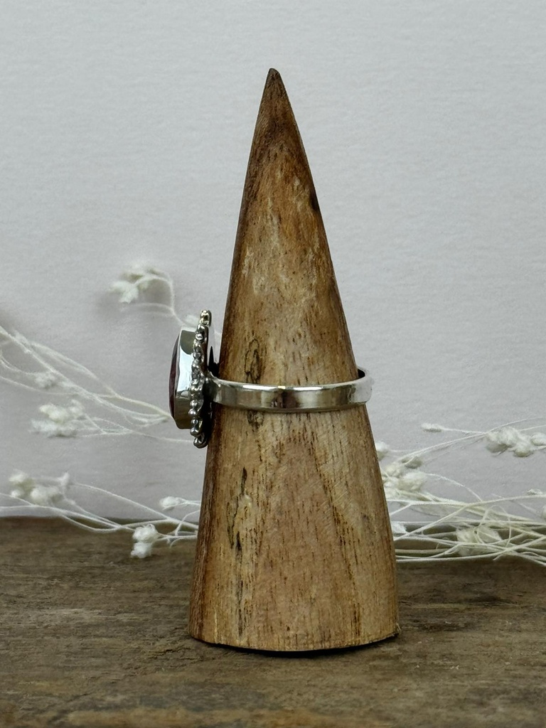 Bague Argent 925 - Rubis [3445]