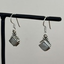 Boucles d'oreilles Argent 925 - Pierre de Lune [1944]