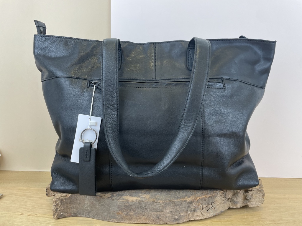 Sac Cabas 'Aline B' Noir - Léa Toni