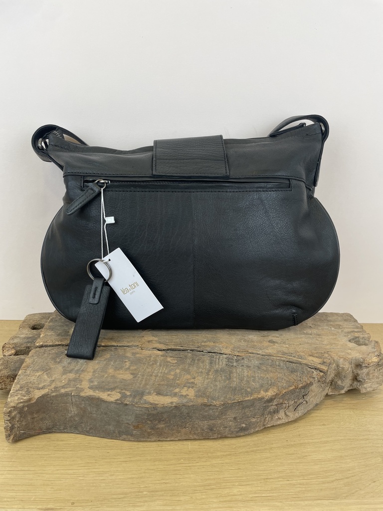 Sac en bandoulière 'Hella' Noir - Léa Toni