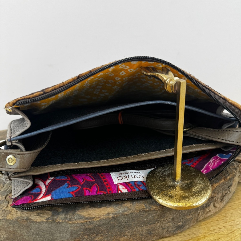 Sac en Bandouilière 'April' Imprimé léopard - Soruka