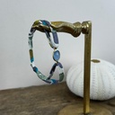 Bracelet 'Ysee' - Laiton doré 2µ - Bleu - By Garance