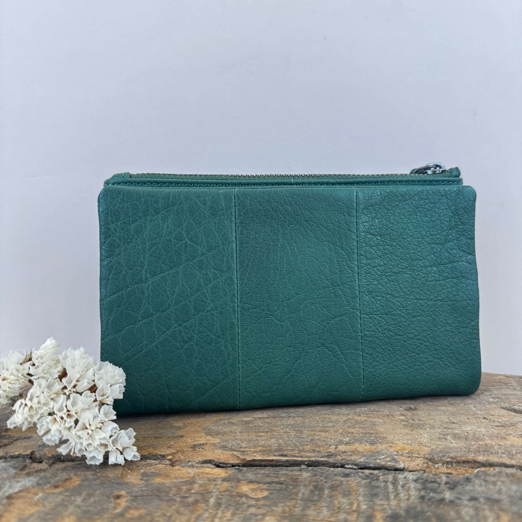 Portefeuille 'Zoa' Vert - Léa Toni