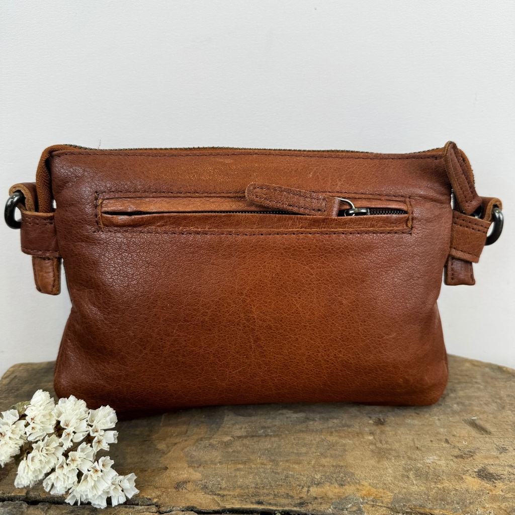 Sac en bandoulière 'Flaure' Châtaigne - Léa Toni