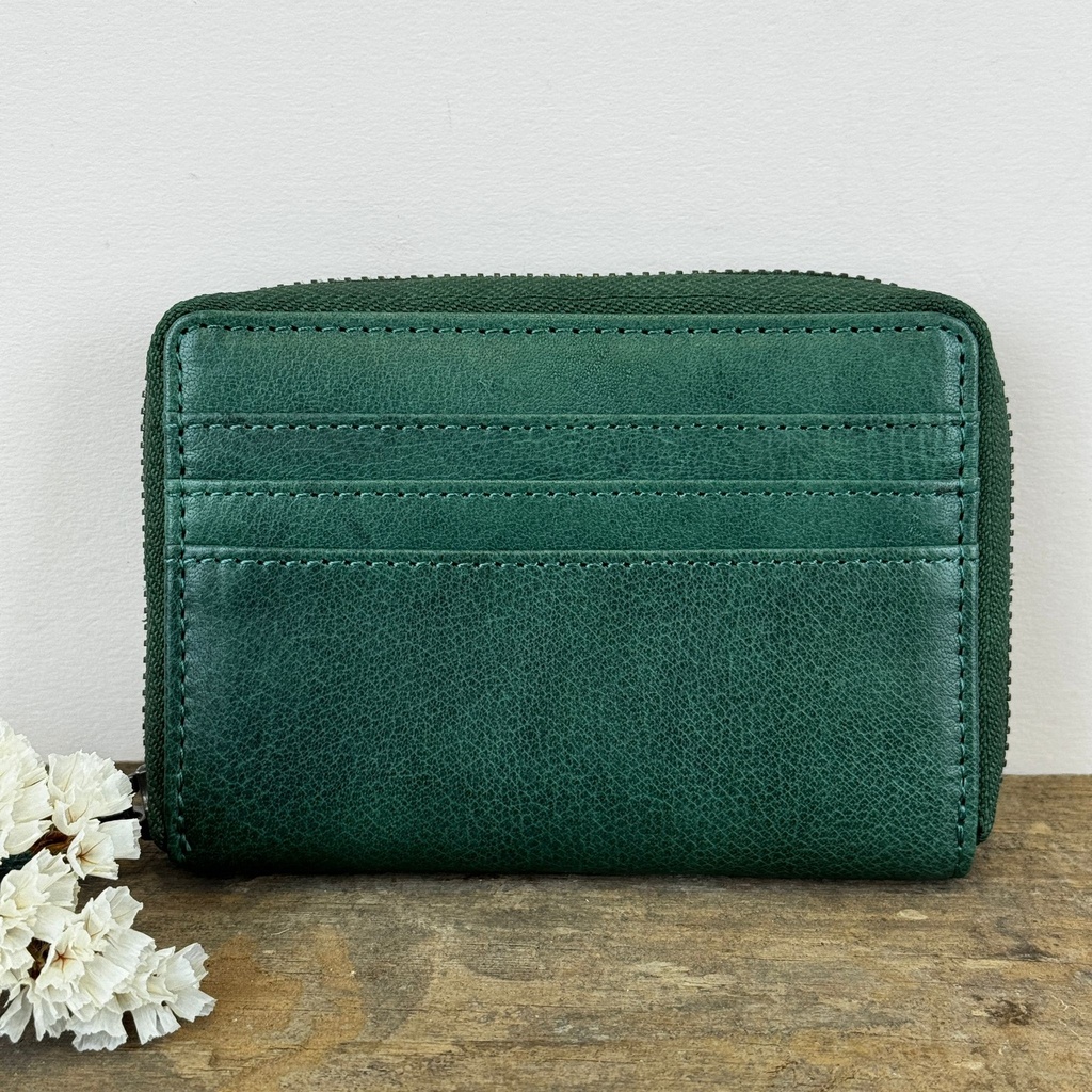 Portefeuille 'Alya' Vert - Léa Toni