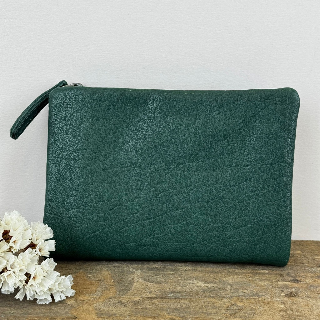 Portefeuille 'Zoé' Vert - Léa Toni