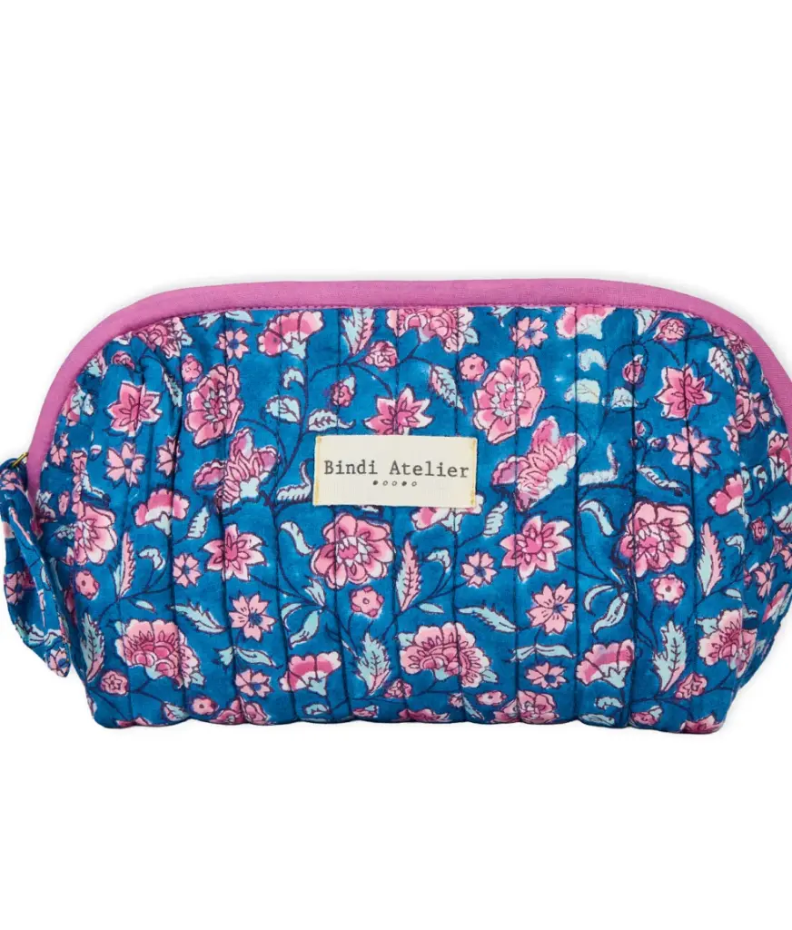 Trousse de maquillage 'Edel Aqua' – Bindi Atelier