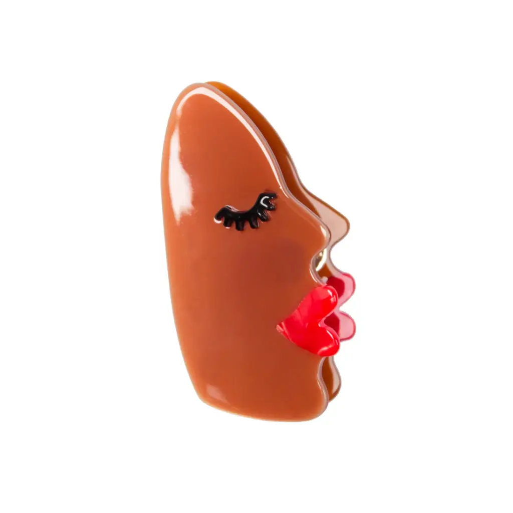 Pince à Cheveux 'Visage Noir' – Coucou Suzette