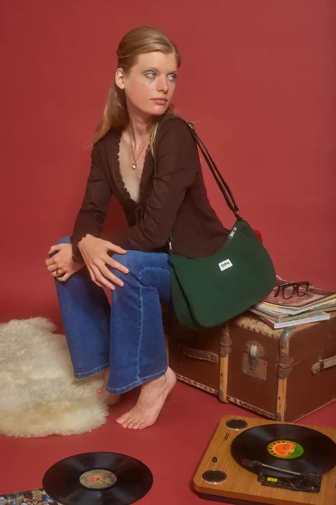 Sac en bandoulière 'Rosa' – Sapin – Hindbag