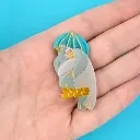 Barrette 'Pigeons Parapluie' - Coucou Suzette