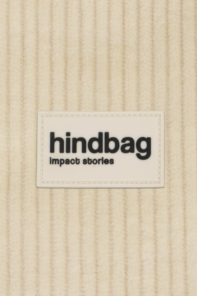 Porte-clés 'Côme' – Velours crème – Hindbag