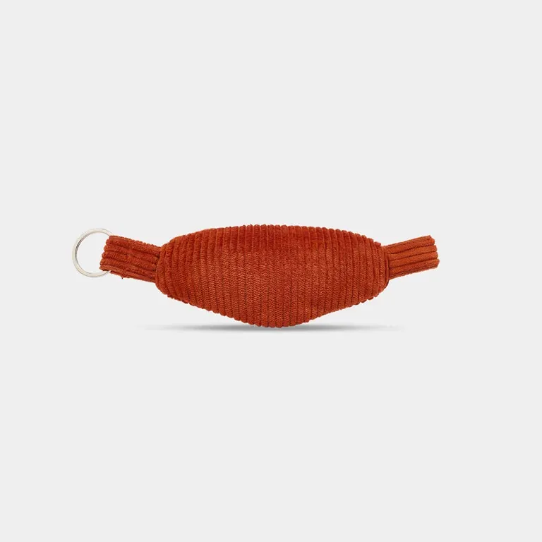 Porte-clés 'Côme' – Velours brique – Hindbag