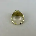 Bague Laiton – Cornaline [3470]