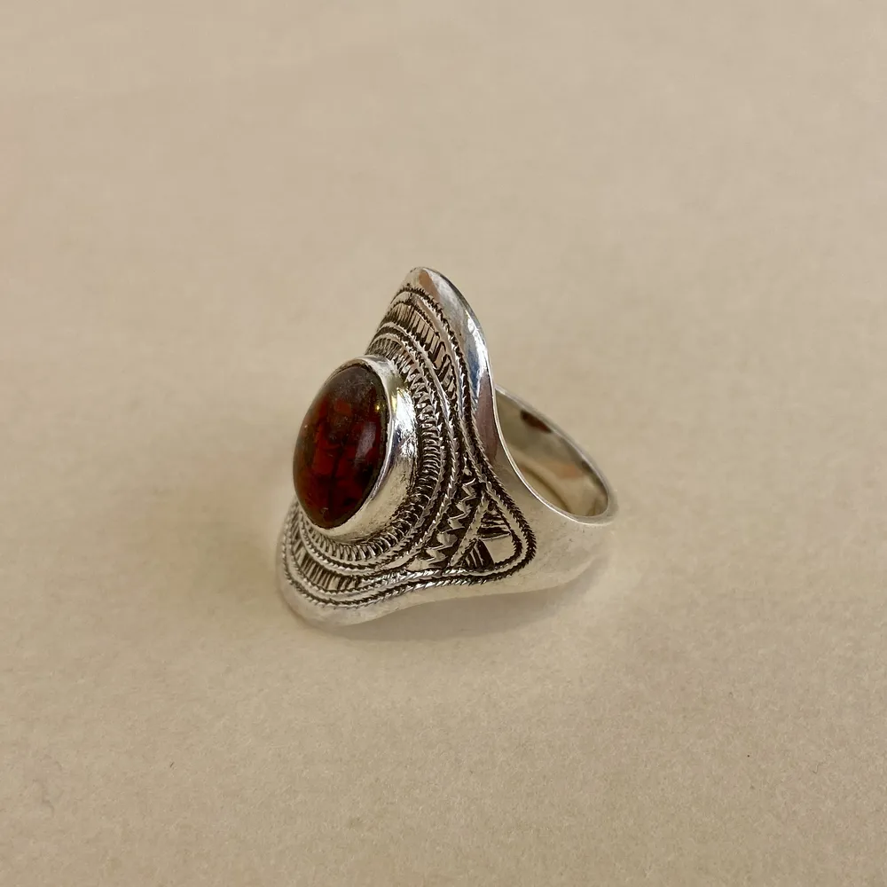 Bague Argent 925 – Jaspe [3500]