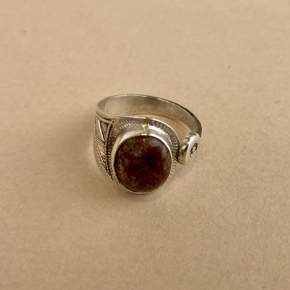 Bague Argent 925 – Jaspe [3502]