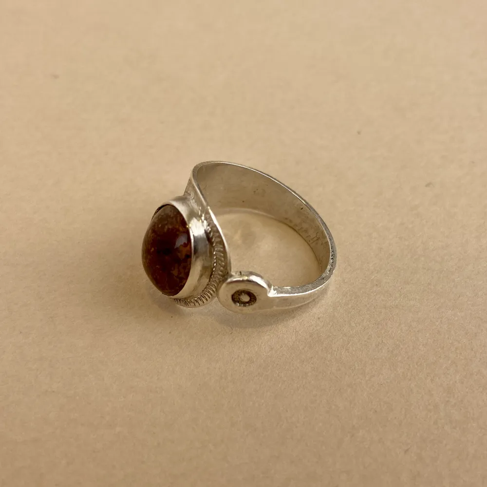 Bague Argent 925 – Jaspe [3502]