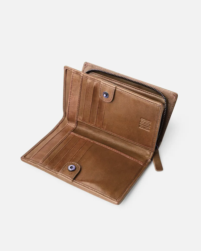 Portefeuille 'Perkins' Camel – Biba