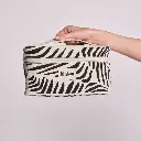 Sac vanity 'Gaspard' – Zèbre écru – Hindbag