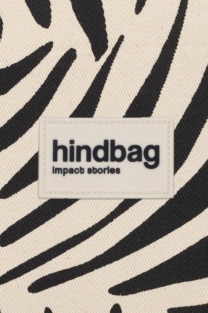 Sac vanity 'Gaspard' – Zèbre écru – Hindbag