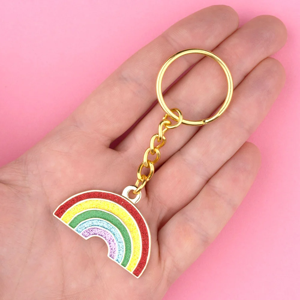 Porte-clés 'Arc-en-ciel' - Coucou Suzette