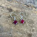 Boucles d'oreilles – Argent 925 – Rubis [2012]