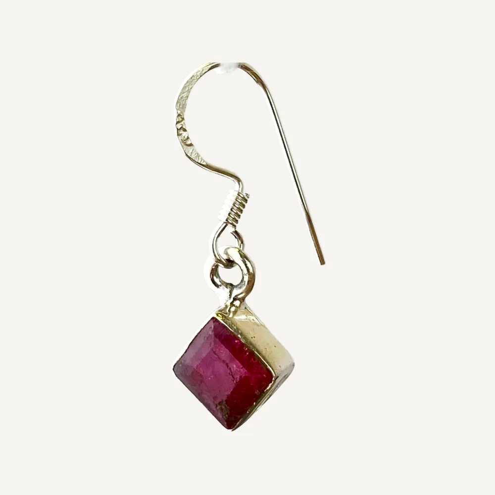 Boucles d'oreilles – Argent 925 – Rubis [2012]