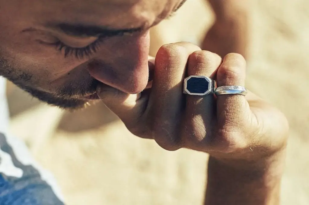 Bague 'Erwan' – Argent – Ombre Claire