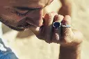 Bague 'Erwan' – Argent – Ombre Claire