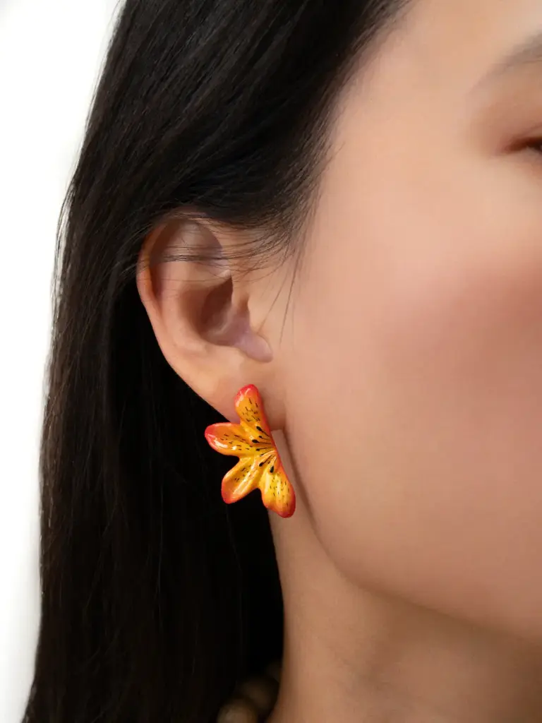 Puces d'oreilles 'Demi Lys Tigrée' – Nach