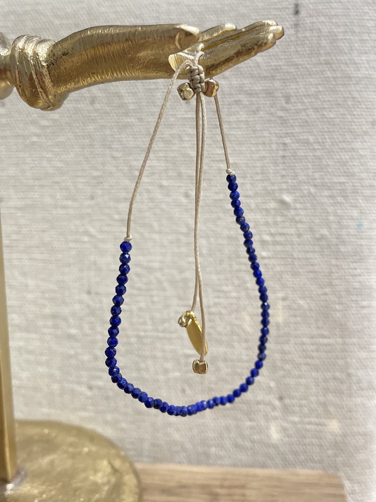 Bracelet Cordon & Lapis Lazuli [Bracelet]