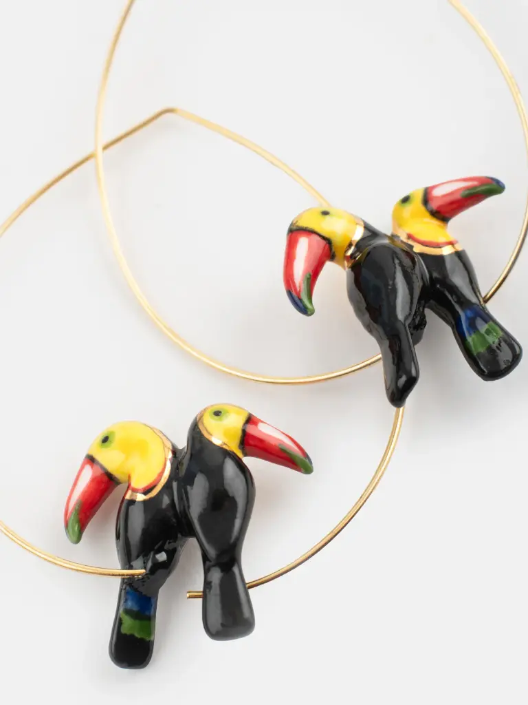 Moyenne créoles 'Couple de Toucans' – Nach
