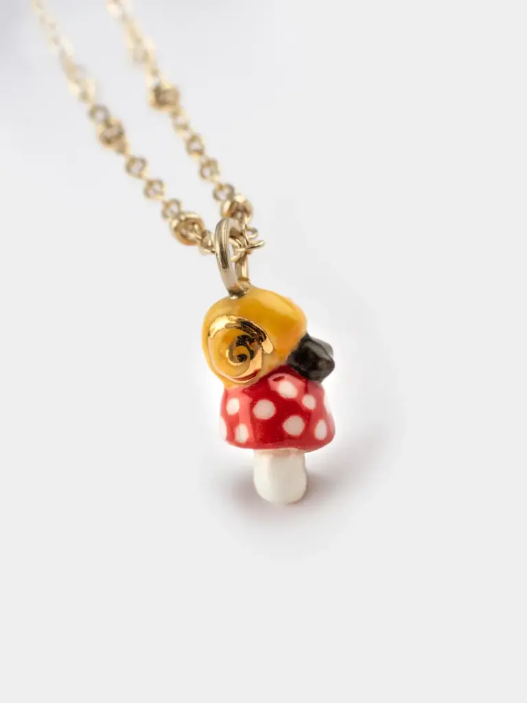 Collier 'Escargot et Champignon' – Nach