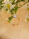Bague torsadée  'Chat Tabby' – Nach
