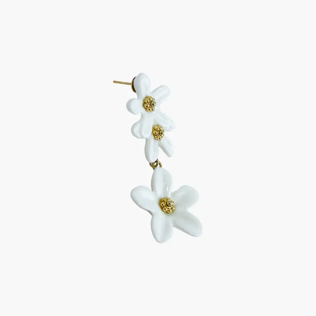 Boucles d'oreilles 'Fleur de Citronier' – Nach