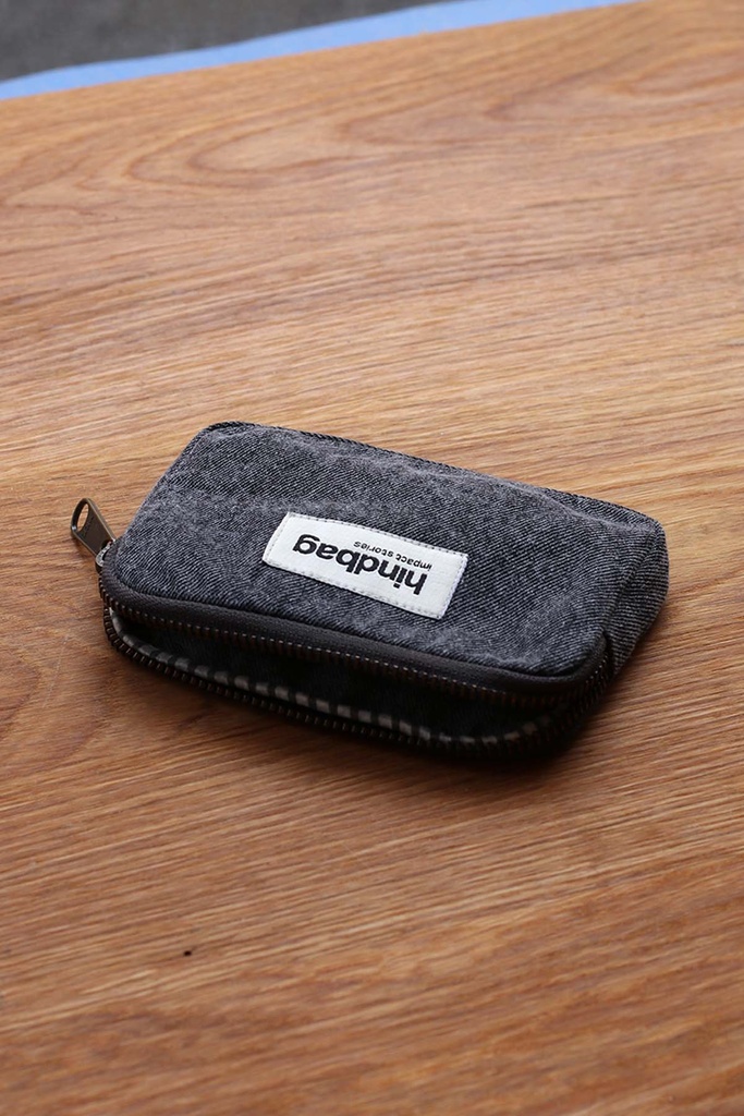 Pochette 'Lili' – Denim gris – Hindbag
