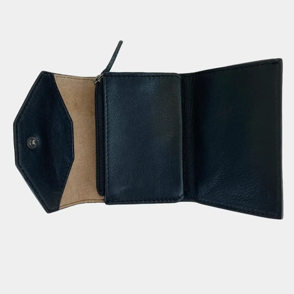 Portefeuille 'Joe' – Noir – Léa Toni