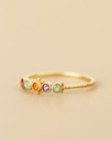 Bague 'Caterpillar' – Plaqué Or – Améthyste – Muja Juma