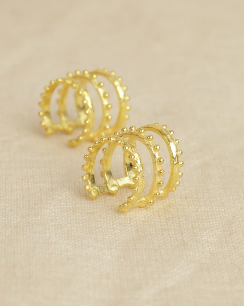 Earcuff - Plaqué Or - Muja Juma - unité