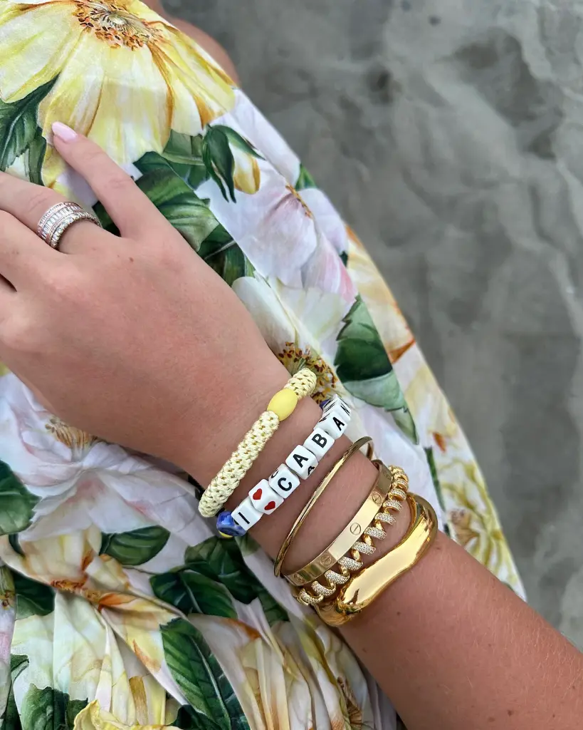 Élastique – Classique – Jaune clair – Uni – Kknekki
