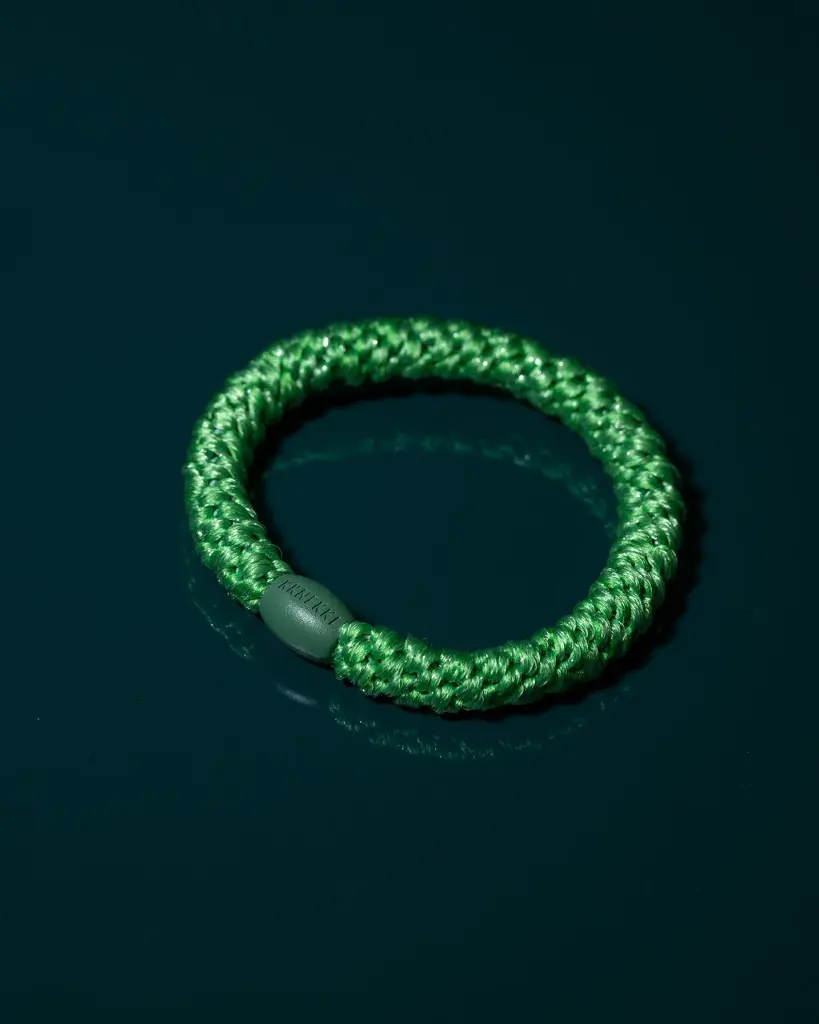 Élastique – Classique – Vert émeraude – Pailleté – Kknekki