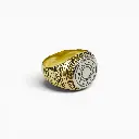 Bague 'Mawli' – Argent 999 & bronze – Ombre Claire