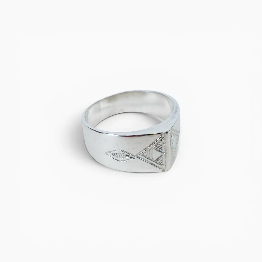 Bague 'Lyes' – Argent 999 – Ombre Claire