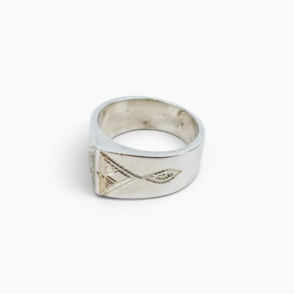 Bague 'Lyes' – Argent 999 – Ombre Claire
