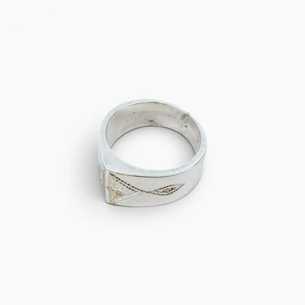 Bague 'Lyes' – Argent 999 – Ombre Claire