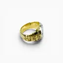 Bague 'Mawli' – Argent 999 & bronze – Ombre Claire