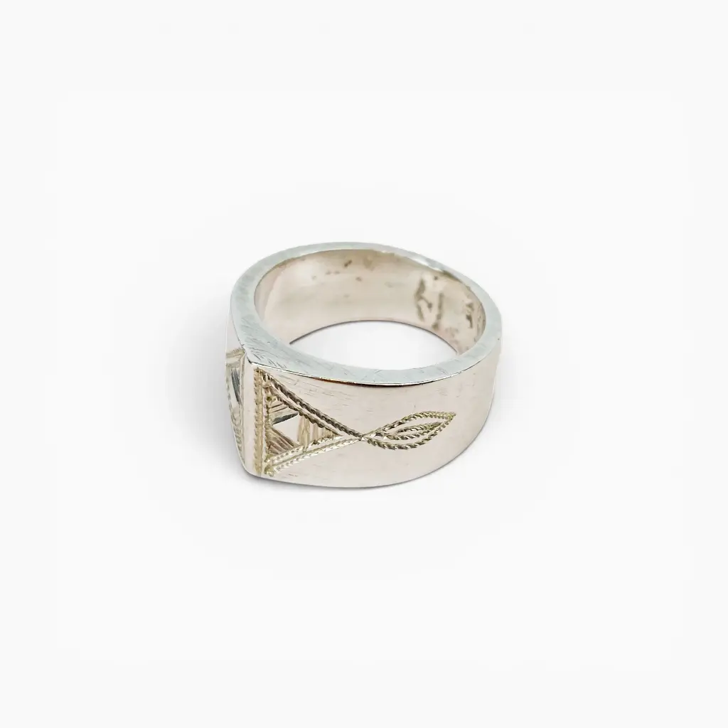 Bague 'Lyes' – Argent 999 – Ombre Claire