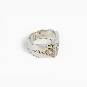 Bague 'Lyes' – Argent 999 – Ombre Claire