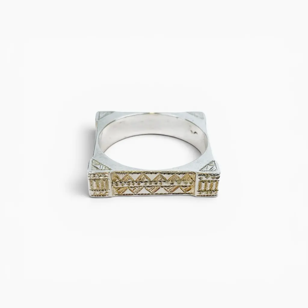 Bague 'Laurent' – Argent 999 – Ombre Claire